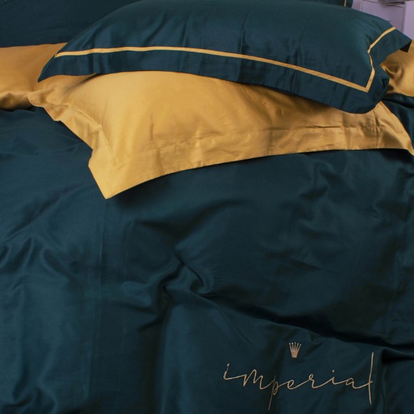 Фото - Комплект постільної білизни MirSon Сатин Imperial Satin Messina 2x143x210 см (2200007179114)